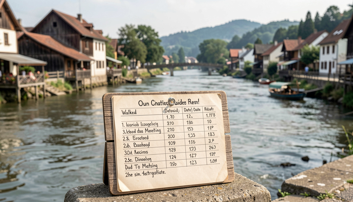a charted guide to the town